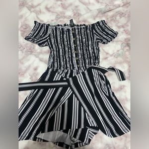Striped Romper